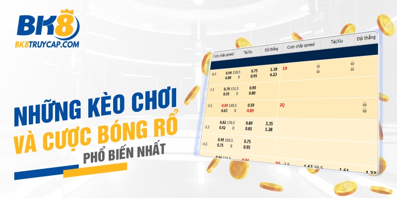 Tổng hợp các kèo cược phổ biến nhất cho bet thủ