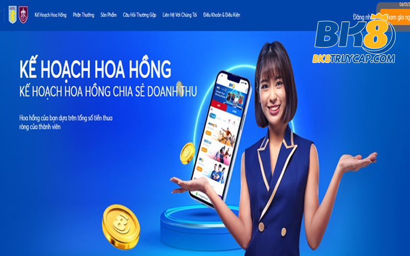 Kế hoạch hoa hồng BK8